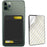 AHASTYLE PT169 Adhesive Card Sleeve Universal Phone Stick On Silicone Credit Card Holder Pocket - Black - 1
