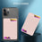 AHASTYLE PT169 Adhesive Card Sleeve Universal Phone Stick On Silicone Credit Card Holder Pocket - Black - 3