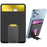 AHASTYLE PT133-H Magnetic Card Holder for iPhone 14 / 13 / 12 Series, Card Pocket Phone Stand  Bracket - Black - 1