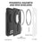 AHASTYLE PT133-H Magnetic Card Holder for iPhone 14 / 13 / 12 Series, Card Pocket Phone Stand  Bracket - Black - 3