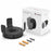AHASTYLE PT62-G for Google Home Mini Wall Mount Bracket Holder Smart Speaker Cord Management Storage Hanger - Black - 1