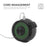 AHASTYLE PT62-G for Google Home Mini Wall Mount Bracket Holder Smart Speaker Cord Management Storage Hanger - Black - 3
