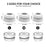 AHASTYLE PT168 3 Pairs Earphone Cap for Samsung Galaxy Buds Pro, Earbud Silicone Cover Eartips Replacement, Size: S+M+L - White - 5
