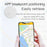 Y02 Round Shape Bluetooth-compatible 5.0 Tracker Item Locator with Key Chain Hole for Keys Wallets Phones Tablets - Black - 7