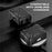 For Apple AirPods 3 Charging Case Cover Bluetooth-compatible Earbuds Protector Shockproof TPU Cover with Buckle - Black - 6