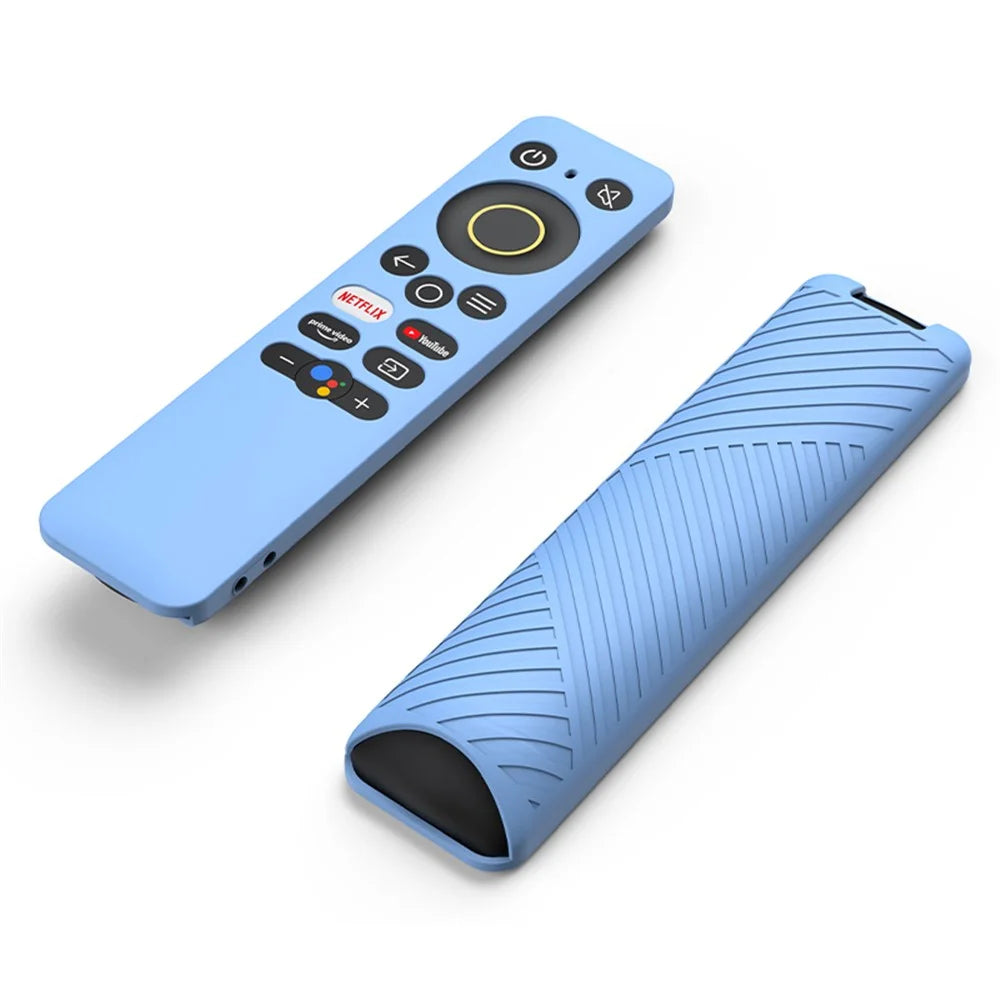 Soft Silicone Protective Case Sleeve for Realme Smart TV 30 / 40 Inch Remote Controller - Sky Blue - 3