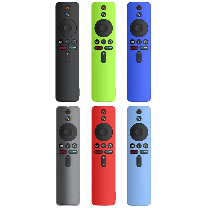 For Xiaomi Mi Box S TV Remote Controller Anti-scratch Protective Case Soft Silicone Sleeve - Sky Blue - 4
