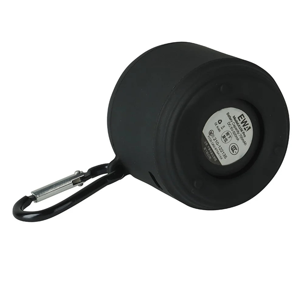 For EWA A106Pro Bluetooth-compatible Speaker Silicone Carrying Case Protective Cover with Carabiner - 4