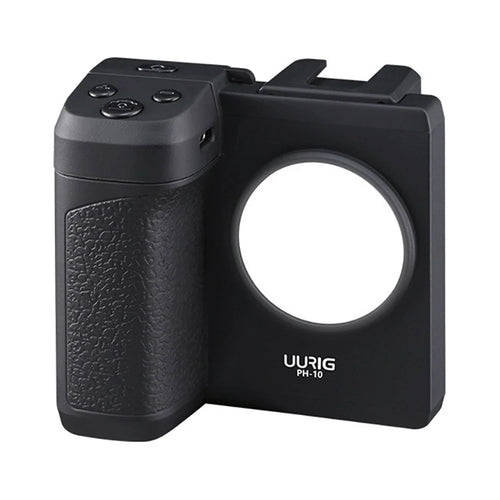 UURIG PH-10 Wireless Cell Phone Selfie Booster Handle Grip Phone Stabilizer Stand Holder with Bluetooth-compatible Remote / Fill Light for Photo photography, Live-Streaming, Video Recording - 1