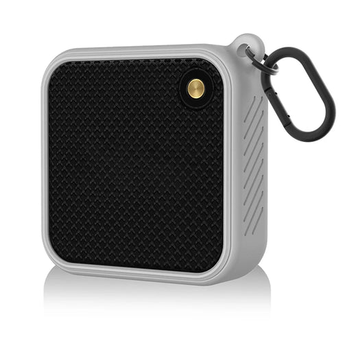 For Marshall Willen Bluetooth-compatible Speaker Silicone Carrying Case Anti-scratch Protective Cover - Light Grey - 1