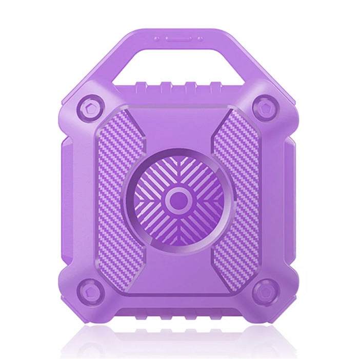 For Apple AirTag Tracker IP67 Waterproof TPU Case Shockproof Locator Protective Cover - Purple - 1
