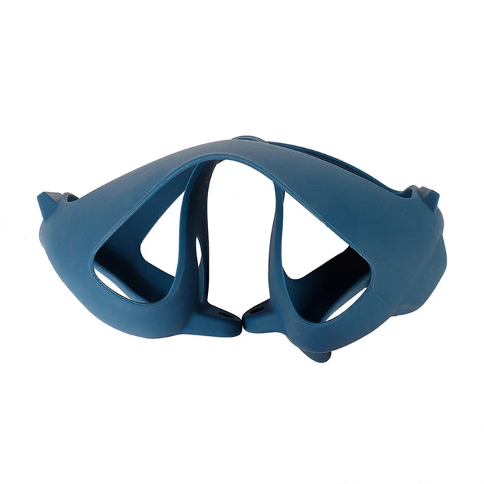 For JBL Pulse5 Bluetooth-compatible Speaker Protective Cover Soft Silicone Carrying Case with Shoulder Strap and Carabiner - Navy Blue - 5