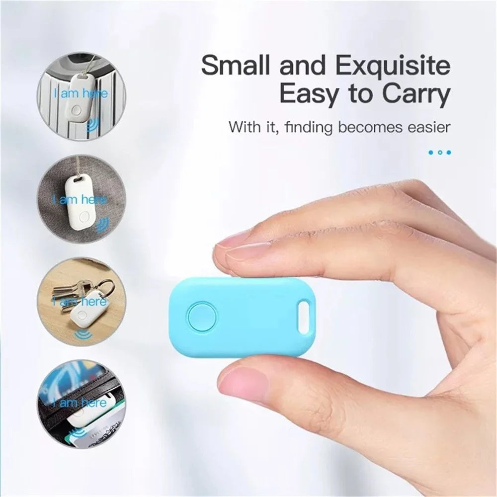TY-06 Tuya Bluetooth-compatible Anti-Loss Device Wireless Smart Key Finder Portable Keychain Tracker Lightweight Item Locator - Black - 7