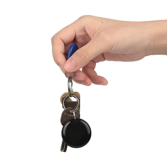 F6 Mini Bluetooth-compatible Item Locator Smart Anti Lost Keychain Tracker Wallet Finder for iOS Only - White - 2