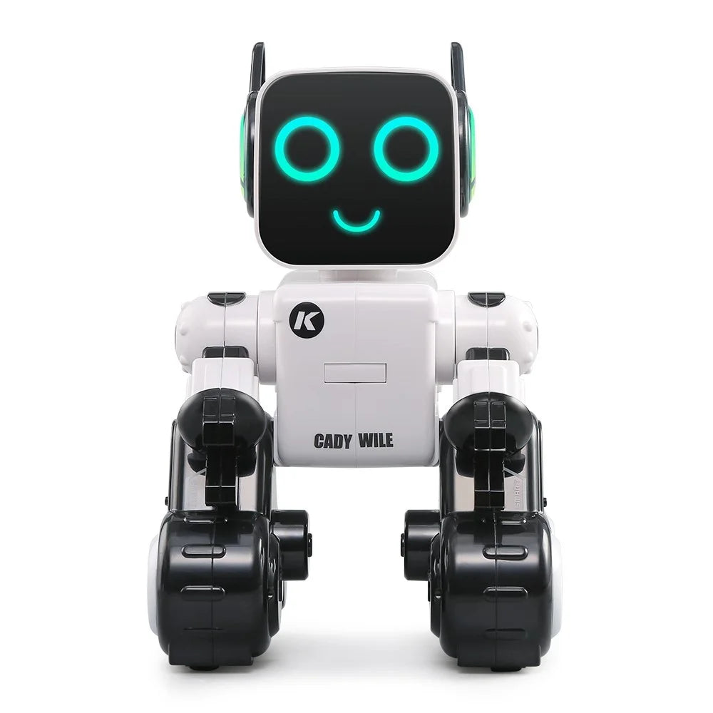 JJRC R4 RC Robot Intelligent Voice Control Programmable Singing Dancing Robot Children Toy with Piggy Bank Function - White - 2