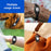 For Apple AirTag Locator Waterproof Protective Case Pet Collar Tracker TPU Cover, with Front Back Film Set - Black - 7