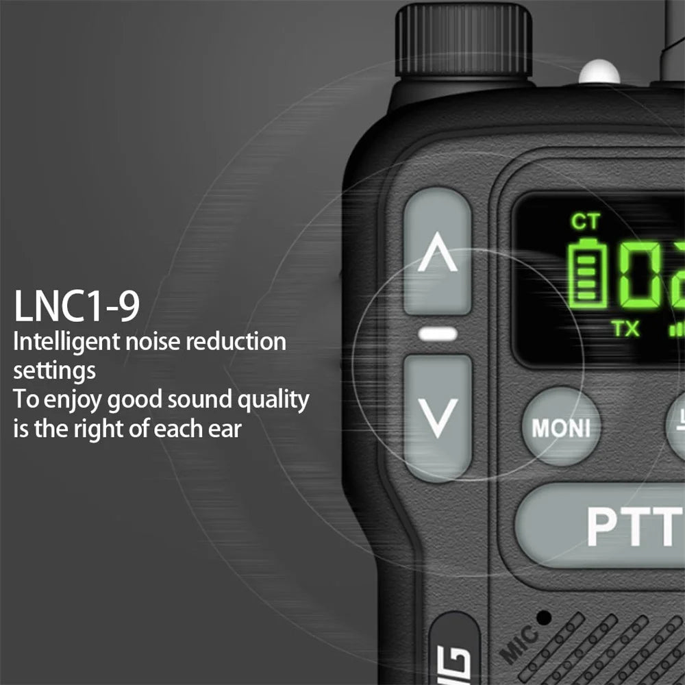 BAOFENG BF-T18 1-10km Long Range VOX Hands-free Compact Walkie Talkies for School Church Restaurant (European Frequency) - 4