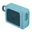 LIGHTNING POWER Silicone Case for JBL GO3 Portable Speaker Sleeve Protective Cover with Strap - Blue - 2