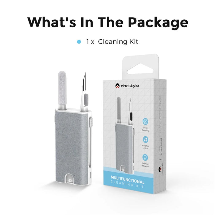 AHASTYLE WG92 Multi-Function Bluetooth-compatible Earphone Keyboard Cleaning Box Portable Camera Phone Tablet Cleaning Tool - 7