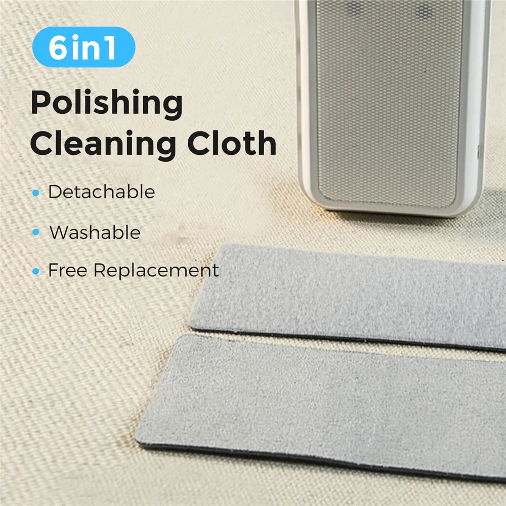 AHASTYLE WG93 6-in-1 Multifunctional Headset Cleaning Kit Cell Phone, Keyboards Cleaner Portable Cleaning Tools with Cleaning Brush - 5