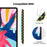 AHASTYLE PT65-SF Pen Sleeve for Apple Pencil (2nd Generation), Sunflower Pattern Stylus Pen Silicone Case Protective Cover - Black - 3