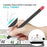 AHASTYLE PT65-2 for Apple Pencil (2nd Generation) Touch Pen Protective Sleeve Contrast Color Stylus Pen Silicone Case - Black / Red - 6