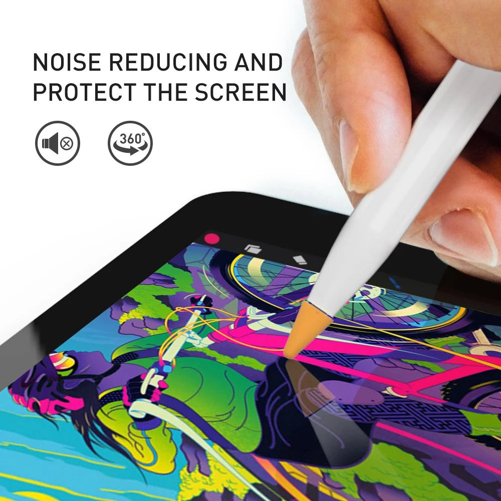 AHASTYLE PT107 8Pcs for Apple Pencil (2nd Generation) / (1st Generation) Pen Tip Cover Stylus Pen Nib Silicone Sleeve - 8 Color Mix - 3