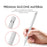 AHASTYLE PT93 Silicone Case for Apple Pencil (1st Generation), Stylus Pen Sleeve Skin-touch Capacitive Pen Cover - White - 3