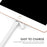 AHASTYLE PT93 Silicone Case for Apple Pencil (1st Generation), Stylus Pen Sleeve Skin-touch Capacitive Pen Cover - White - 4