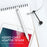 AHASTYLE PT93 Silicone Case for Apple Pencil (1st Generation), Stylus Pen Sleeve Skin-touch Capacitive Pen Cover - White - 5
