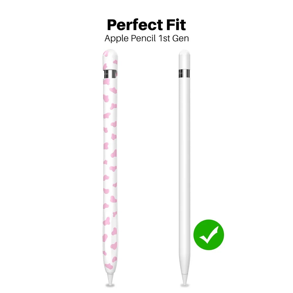 AHASTYLE PT93CW Silicone Skin Case for Apple Pencil (1st Generation), Skin-touch Stylus Pen Protective Cover - Pink - 2