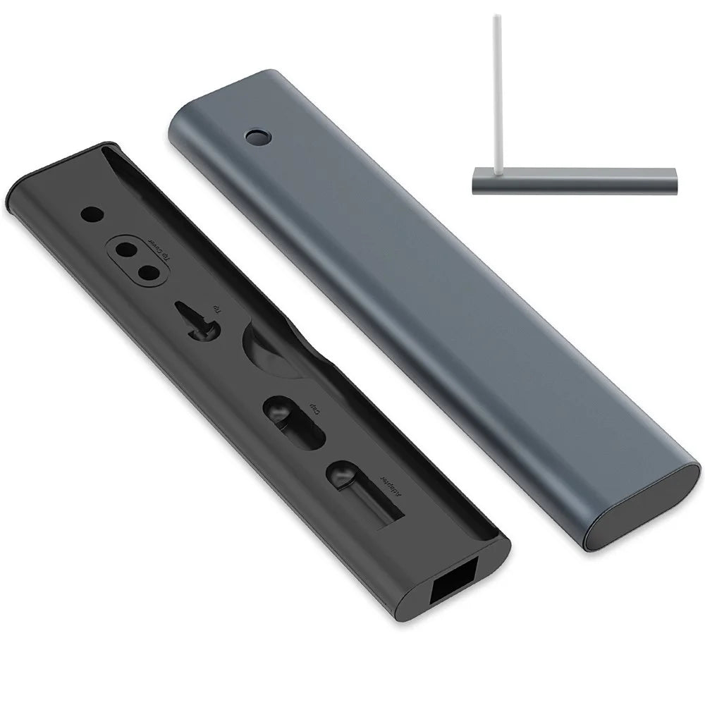 AHASTYLE PT145 Carrying Case for Apple Pencil 1st / 2nd Generation Portable Storage Box Aluminum Alloy - Dark Grey - 1