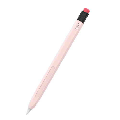 AHASTYLE PT180-2 For Apple Pencil Pro / Pencil (2nd Generation) Retro Silicone Protective Sleeve Capacitive Stylus Pen Anti-Drop Cover - Pink - 1