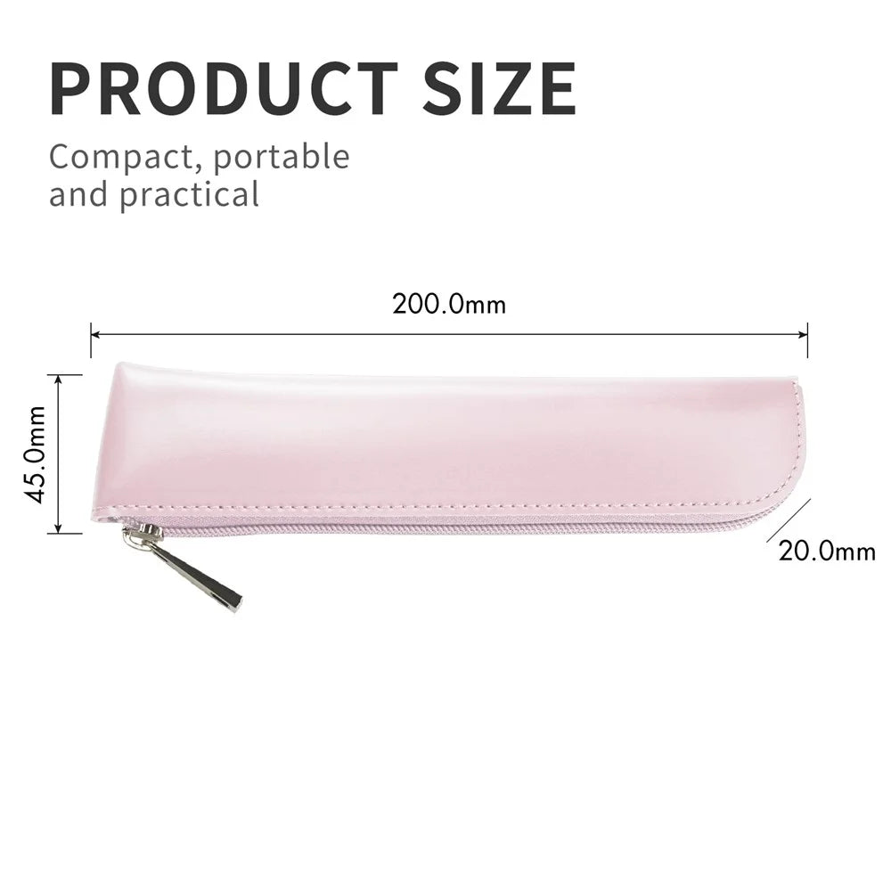 AHASTYLE WG11 For Apple Pencil 2nd / 1st Generation Stylus Pen Storage Pouch PU Leather Pen Bag - Pink - 5