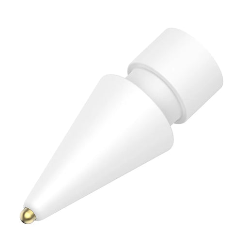 AHASTYLE WG58 For Apple Pencil 2nd / 1st Generation Capacitive Stylus Pen Nib Replacement Touch Screen Pen Tip - White / 3mm Gold Nib - 1
