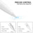 AHASTYLE WG58 For Apple Pencil 2nd / 1st Generation Capacitive Stylus Pen Nib Replacement Touch Screen Pen Tip - White / 3mm Gold Nib - 4