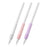 AHASTYLE PT185 3Pcs for Apple Pencil 2nd Generation Sleeve Stylus Pen Grip Silicone Case Gradient Color - White / Purple / Pink - 1