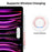 AHASTYLE PT185 3Pcs for Apple Pencil 2nd Generation Sleeve Stylus Pen Grip Silicone Case Gradient Color - White / Purple / Pink - 3