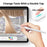 AHASTYLE PT185 3Pcs for Apple Pencil 2nd Generation Sleeve Stylus Pen Grip Silicone Case Gradient Color - White / Purple / Pink - 5
