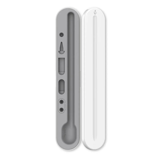AHASTYLE PT121 Storage Box for Apple Pencil 1st / 2nd Generation Magnetic Stylus Pen Protective Case - White - 2