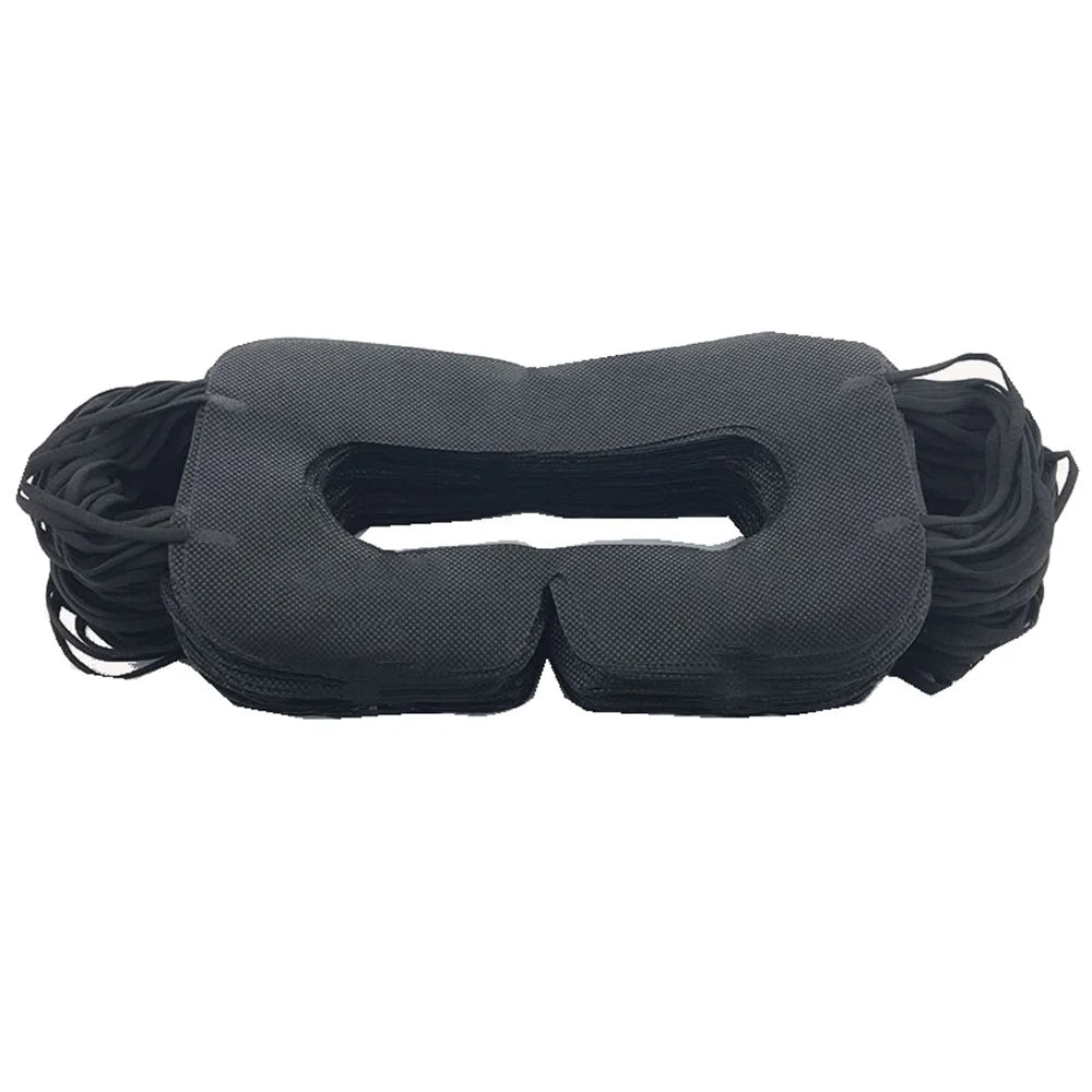 100Pcs Disposable VR Mask Patch 3D VR Headset Sanitary Face Mask Cover Universal Non-Woven Sanitary Eye Cover Mask - 4