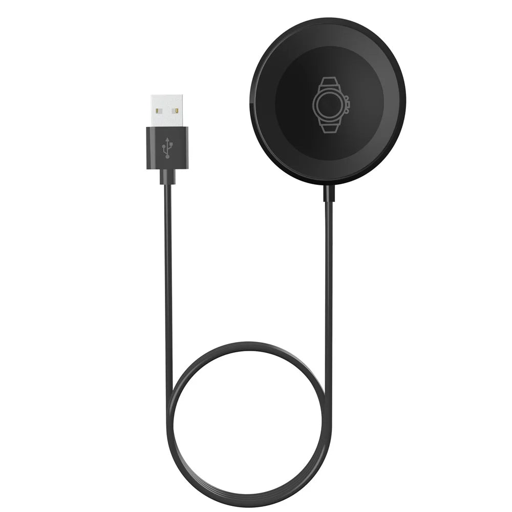 For Samsung Galaxy Watch 5 40mm / 44mm / Watch4 40mm / 44mm Universal Smart Watch Wireless Charger with 1m USB Cable - 4