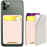 AHASTYLE PT133-A-S Phone Back Card Holder Adhesive Stick-On Card Slot Pocket - Pink - 1
