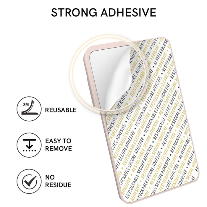 AHASTYLE PT133-A-S Phone Back Card Holder Adhesive Stick-On Card Slot Pocket - Pink - 3