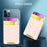 AHASTYLE PT133-A-S Phone Back Card Holder Adhesive Stick-On Card Slot Pocket - Pink - 4