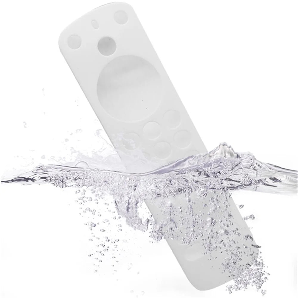 For Amazon Alexa Voice Remote Pro Anti-scratch Protective Case TV Remote Controller Silicone Sleeve Cover - White - 2