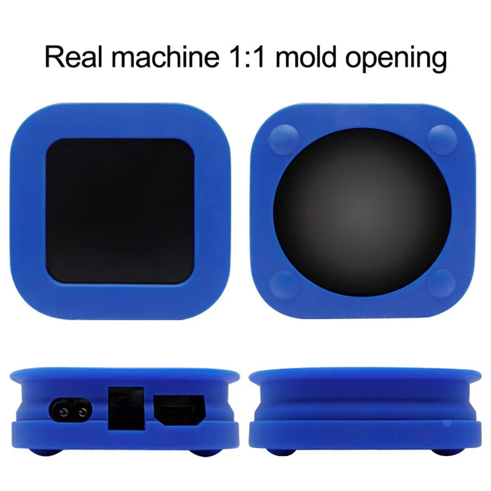 2Pcs / Set For Apple TV 4K 2022 Folding Style Soft Silicone Set-top Box Protective Cover + Remote Control Case - Black - 3
