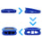 2Pcs / Set For Apple TV 4K 2022 Folding Style Soft Silicone Set-top Box Protective Cover + Remote Control Case - Black - 5