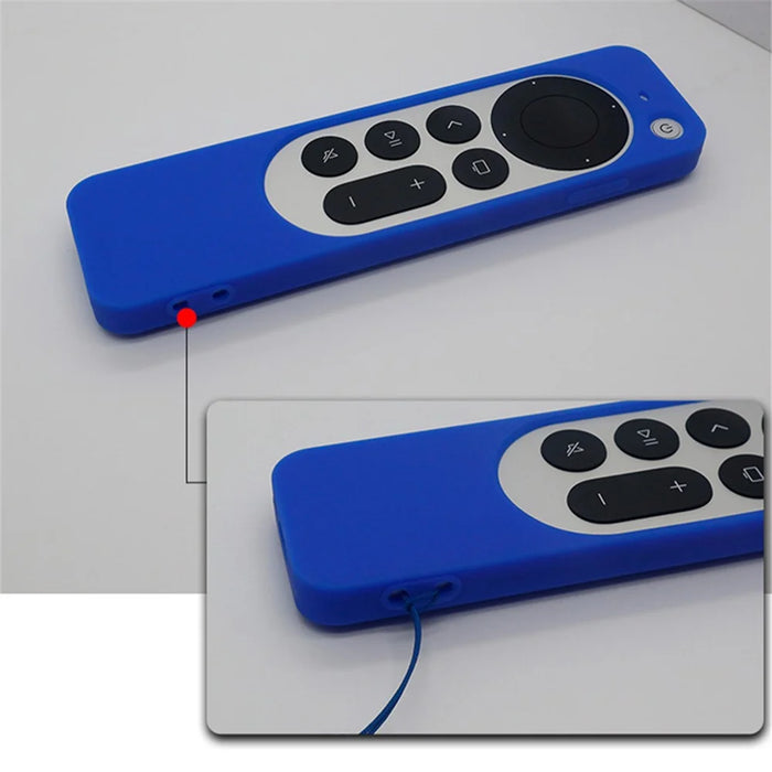 2Pcs / Set For Apple TV 4K 2022 Folding Style Soft Silicone Set-top Box Protective Cover + Remote Control Case - Black - 6