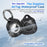 For Apple AirTag Locator Soft Protective Cover IP67 Waterproof Anti-lost TPU Case with Ring Buckle - Black - 5